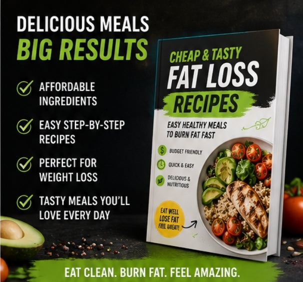 Cheap & Tasty Fat Loss Recipes – Easy Healthy Meals to Burn Fat Fast (Instant Download)